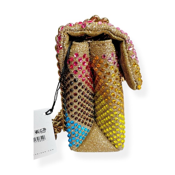 KURT GEIGER Kensington Rainbow Crystals Mini Bag - Picture 11 of 16
